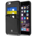 Cobble Pro CobblePro Black Synthetic Leather Protective Case with Wallet Flap Pouch for Apple iPhone 6 Plus/ 6s Plus