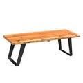 Timbergirl solid wood live edge Bench