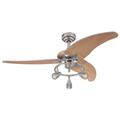 Westinghouse 7850500 48" Brushed Nickel Three Blade Ceiling Fan With Lights