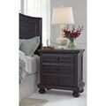 Signature Design by Ashley Sharlowe Charcoal Three Drawer Night Stand
