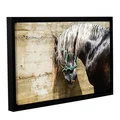 Andrew Lever's 'Wet Horse' Gallery Wrapped Floater-framed Canvas