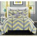 Chic Home Roxy Yellow 10-Piece Bed in a Bag with Sheet Set