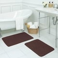 Massage Memory Foam 2-piece Bath Mat Set with BounceComfort Technology