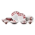 Mikasa Red Porcelain Dinnerware Set