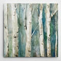 Wexford Home 'River Birch II' Wrapped Canvas