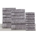 Panache Home Jacquard Collection 100-percent Luxurious Cotton 18-piece Towel Set