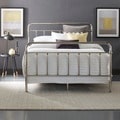 Giselle Graceful Lines Victorian Chrome Metal Bed by iNSPIRE Q Bold