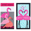 Betsey Johnson Flamingos Beach Towel Set