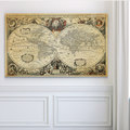 Parchment Treasue Map - Premium Gallery Wrapped Canvas