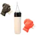 Pro Boxing Set of 2 Pairs Gloves with Punching Bag