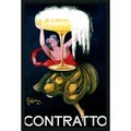 Framed Art Print Contratto (ca.1922) by Leonetto Cappiello 26 x 38-inch
