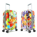 Olympia Blossom 21-inch Expandable Fashion Hardside Spinner Upright