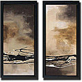 Laurie Maitland 'Tobacco and Chocolate' 2-piece Framed Canvas