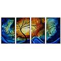 Megan Duncanson 'Complimentary Growth' Metal Wall Art