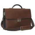 Amerileather Two-tone Efficiency Leather Briefcase