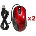 INSTEN USB Optical Scroll Wheel Mouse (Pack of 2)
