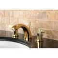 NuvoFusion Mini-widespread Polished Brass Bathroom Faucet