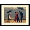 Framed Art Print 'The Singing Butler' by Jack Vettriano 38 x 28-inch