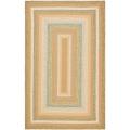 Safavieh Hand-woven Country Living Reversible Tan Braided Rug (6' x 9')