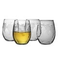 Sonoma Handcut Stemless Wine Glasses (Set of 4)