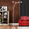 Modern Silver Chrome Arch Lamp by iNSPIRE Q Classic