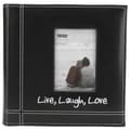 Pioneer Photo Albums Embroidered 200-photo Live Laugh Love Frame Album