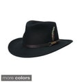 Scala Classico Men's Crushable Wool Felt Outback Hat