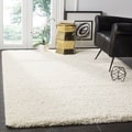Clay Alder Home Coldwater Cozy Plush Ivory Shag Rug (3' x 5')