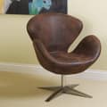 Modern Brown Petal Chair by Christopher Knight Home