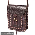 Handmade Crossbody Leather Messenger Bag (Morocco)