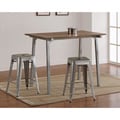 Tabouret Metal and Wood Table