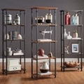 Myra Vintage Industrial Modern Rustic Bookcase by iNSPIRE Q Classic