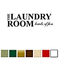 'The Laundry Room, Loads of Fun' Vinyl Wall Art Decal