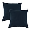 Slam Dunk Navy Simply Soft S-backed 17x17 Fiber Pillows (Set of 2)