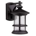 Rubbed Dark Bronze 1-light Outdoor Wall-mounted Light Fixture