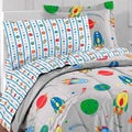 Dream Factory Space Rocket Twin-size 5-piece Bed in a Bag with Sheet Set