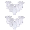 Gerber White Cotton One-pieces (Pack of 10)