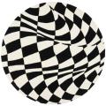 Safavieh Handmade Soho Modern Abstract Black Wool Rug (6' x 6' Round)