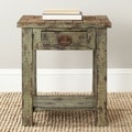 Safavieh Alfred Antique Green Accent Table