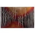 Casa Cortes Handcrafted Abstract Trees Metal Wall Art Decor 