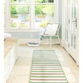 Striped Out Indoor/ Outdoor Braided Reversible Rug USA MADE - 6' x 9'