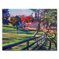 David Lloyd Glover 'Country House' Canvas Art