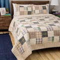 Greenland Home Fashions Oxford 3-piece Quilt Set