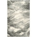 Safavieh Retro Mid-Century Modern Abstract Grey/ Ivory Rug (2'6 x 4')