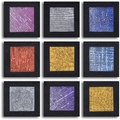 'Tic-tac-toe tin tiles' 9-piece Hand Painted Oil Painting