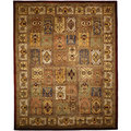 Safavieh Handmade Classic Bakhtieri Multicolored Wool Rug (7'6 x 9'6)