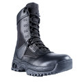 Men's 'The Ghost' Black Leather Zip-up Boots