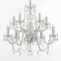 Gallery All Crystal 10-light Silver Chandelier