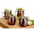 Old Dutch Antique Hammered Copper Moscow Mule Mugs (Set of 4)