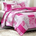 Mi Zone May Pink 4-piece Coverlet Set